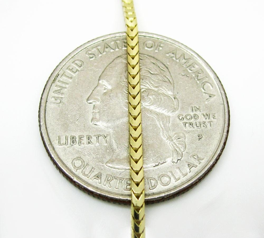 10K Yellow Gold 2.2MM Diamond Cut Franco Chain