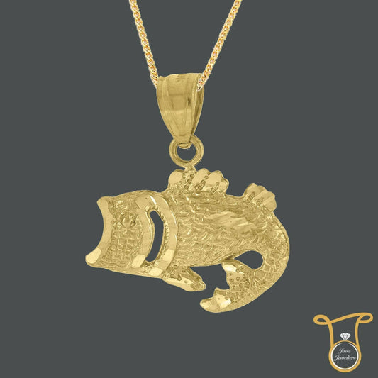 10kt Yellow Gold Animal Fashion Charm Pendant